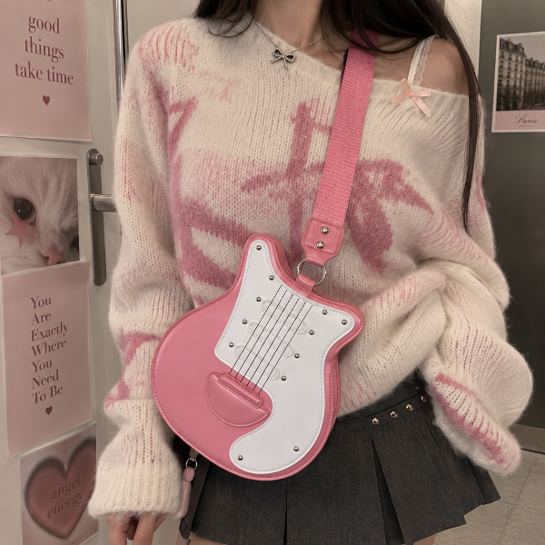 Producto - Bolso Guitarra Rosa - 0
