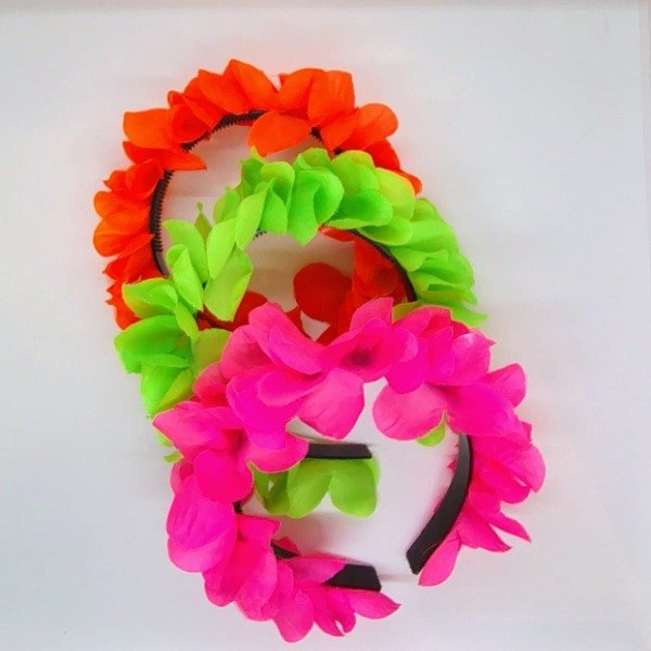 Producto - VINCHA HAWAIANA FLUO X 12