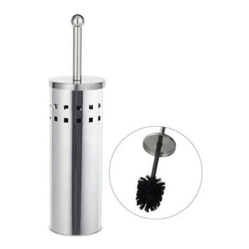 Producto - Escobilla con Porta Cepillo de Acero Inoxidable