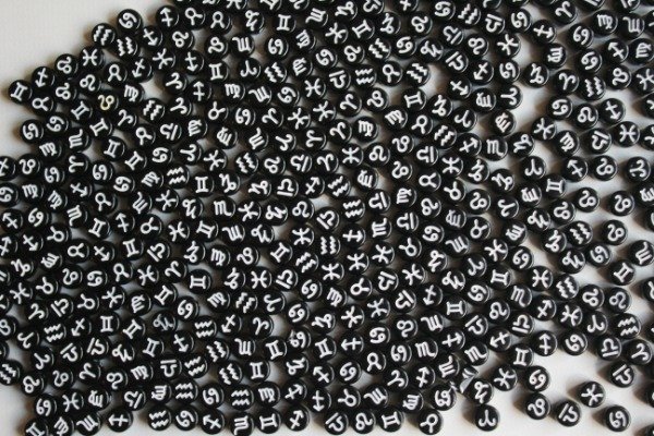 Signos del Zodiaco Pastilla Negro - Insumos Bijou Marmu