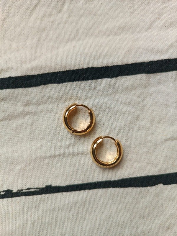 Producto - Aros Roma Gold 2 cm