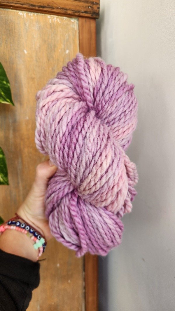Producto - Lila matizado - 160gr LANA GRUESA