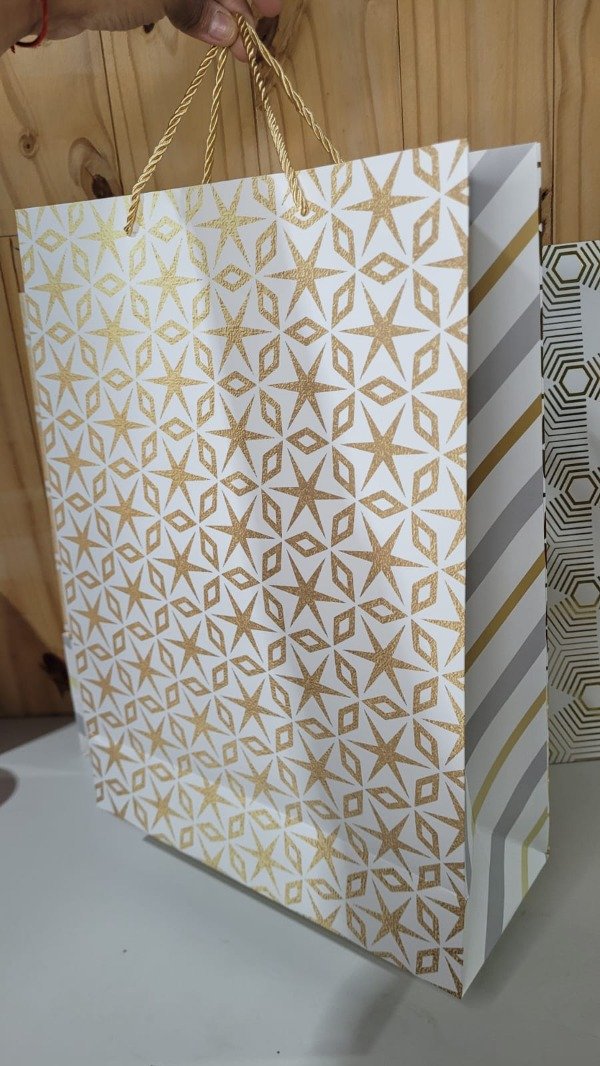 Producto - Bolsa de Cartón Blanca x3u.