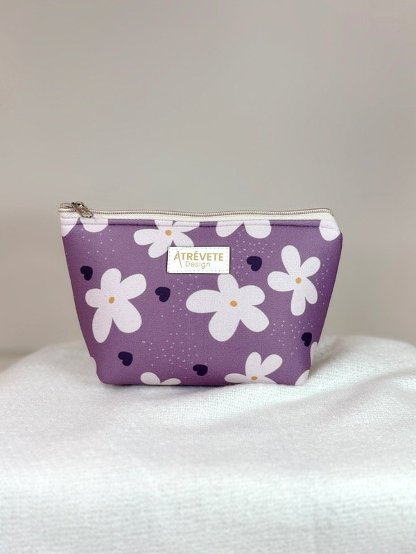 Producto - Mini Neceser Amelia - flor lila