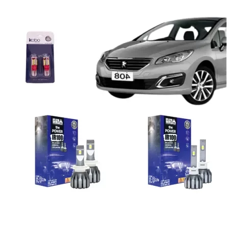 Producto - Kit Cree Led IR100 Luz Baja Y Alta Peugeot 408