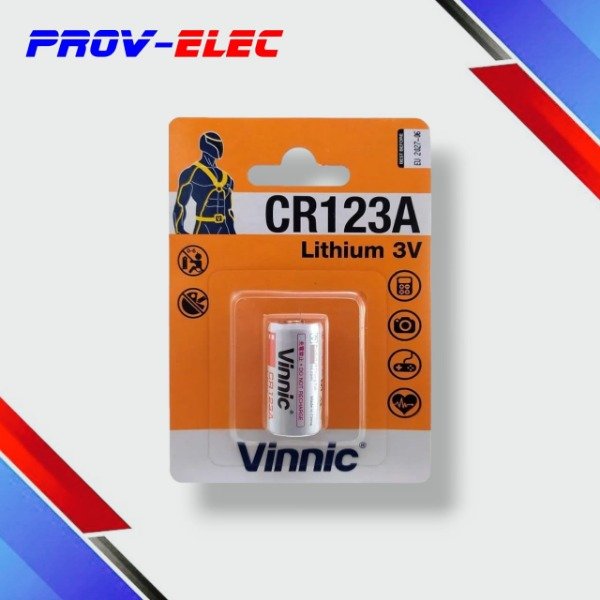Producto - PILA CR123 LITHIUM 3V VINNIC