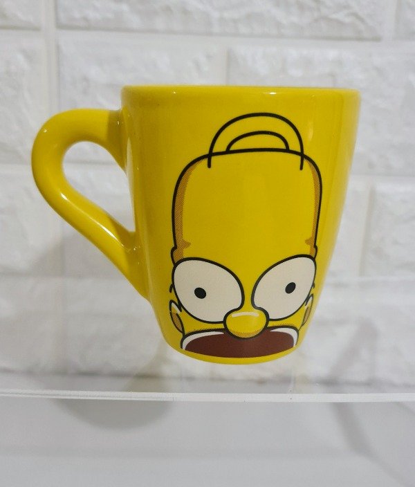Taza bombé Simpson amarilla 250cc Otaku Cine y Animé