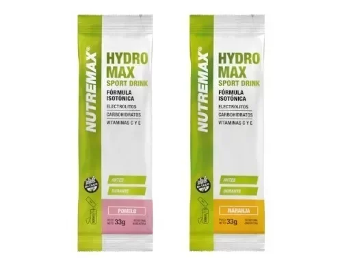 Producto - Sobres HYDROMAX sport drink - Caja 20 unidades NUTREMAX - 1