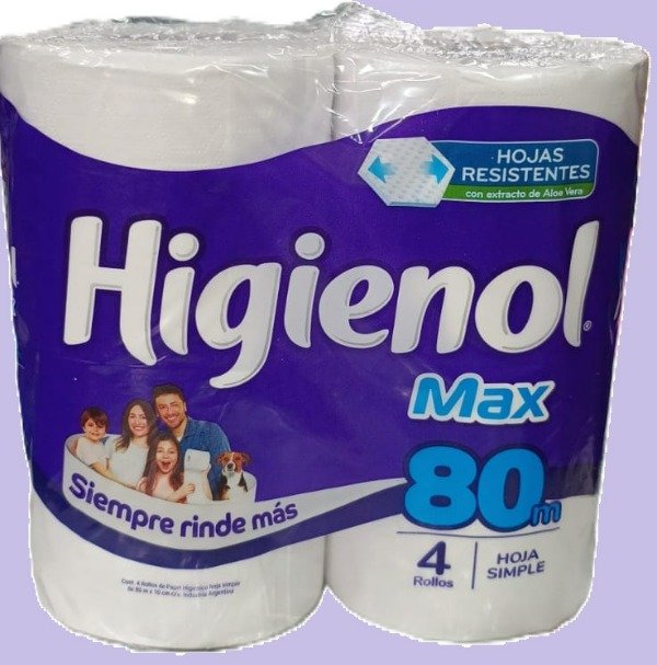 Producto - PAPEL HIEGIENICO 4X80