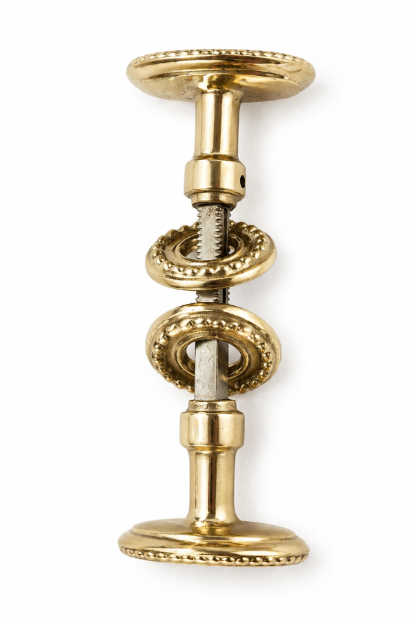 Producto - Picaporte Pomo Doble Bronce Pulido