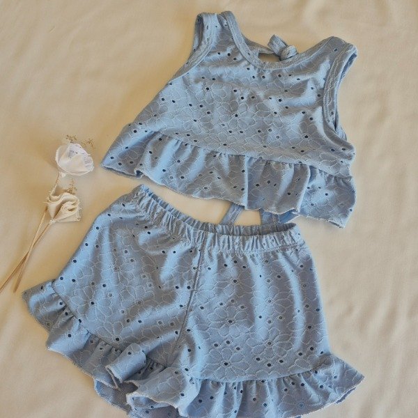 Producto - Conjunto broderie celeste