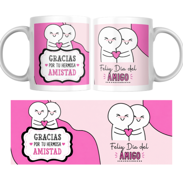 Producto - taza - Dia del amigo 54 gracias por tu hermosa amistad - 0