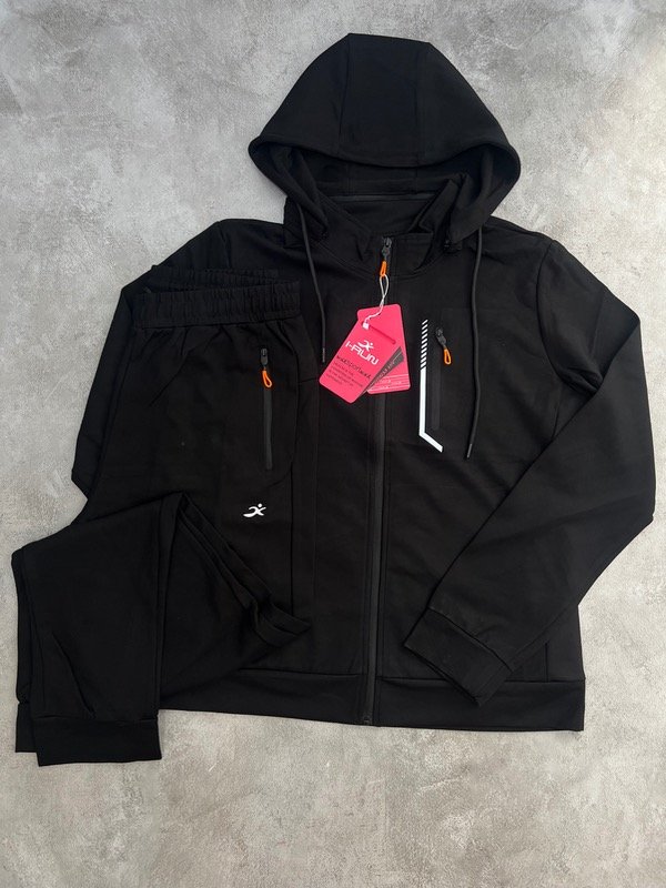 Producto - Conjunto I-Run negro algodón 1405