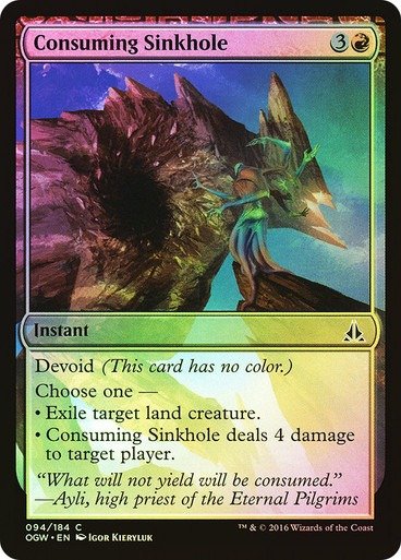 Producto - Consuming Sinkhole Foil  Oath of the Gatewatch