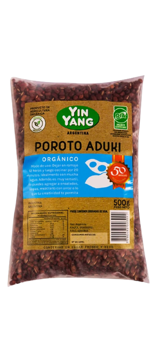 Producto - Porotos Aduki Orgánicos 500gr