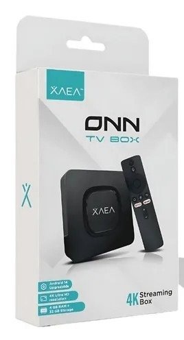 Producto - CONVERTIDOR DE TV XAEA ONN TV BOX 4K ANDROID 14 4GB ram 32GB control apto Magis