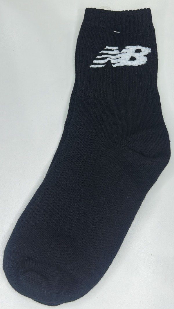 Producto - MEDIA 3/4 NB NEGRA LOGO BLANCO