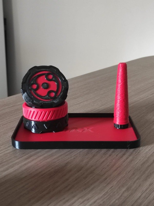 Producto - Picador SHARINGAN MADARA + Bandeja y Porta armado de REGALO