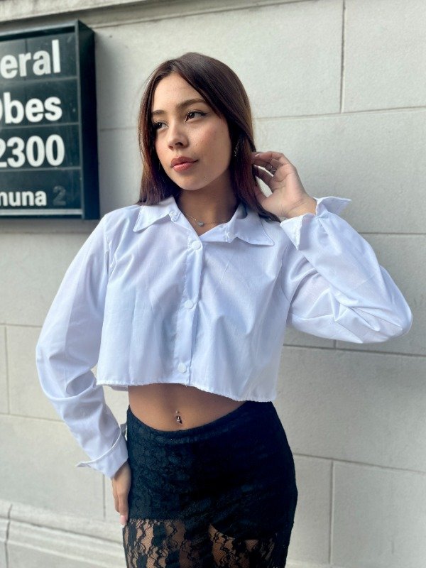 Producto - Camisa crop manga larga