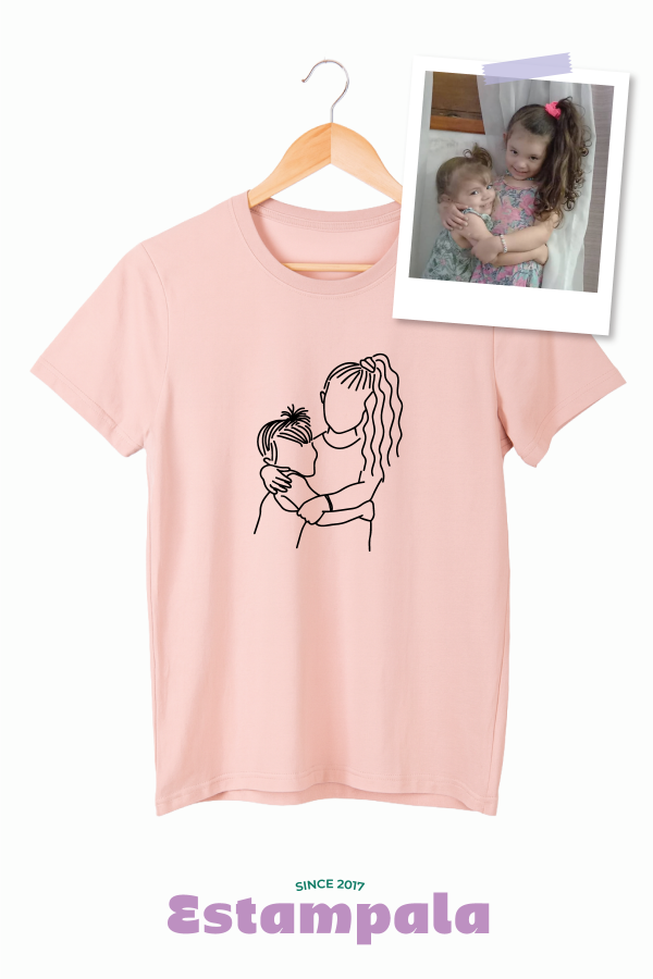 Producto - Remera + tu foto ilustrada
