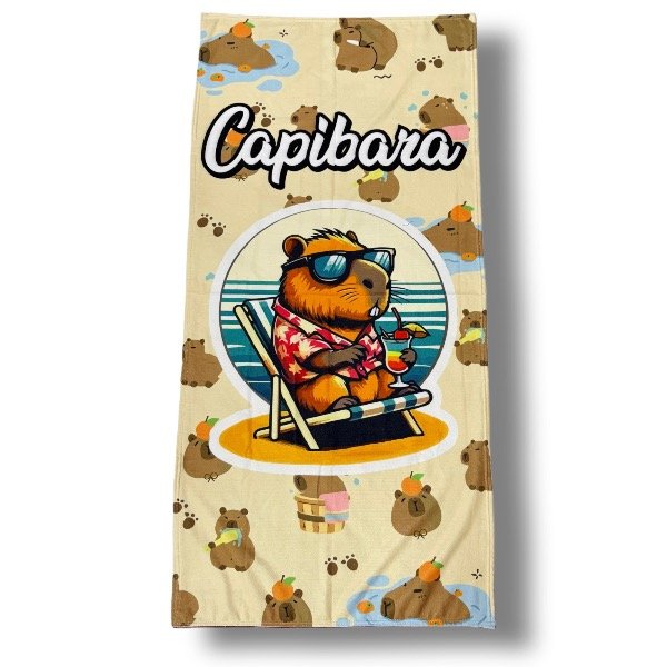 Producto - Capibara Playa - Toallon Microfibra