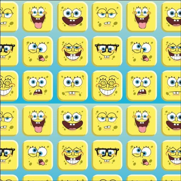 Producto - Retazo Cordura Bob esponja caritas 41cm
