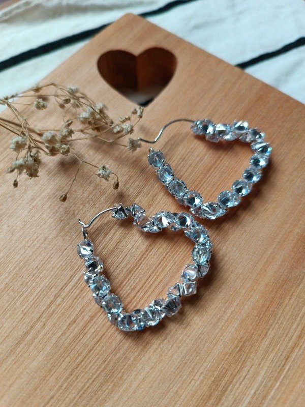 Producto - Aros Strass Corazón