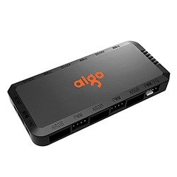 Producto - Aigo Mando APC1 6 Puertos ARGB - Negro