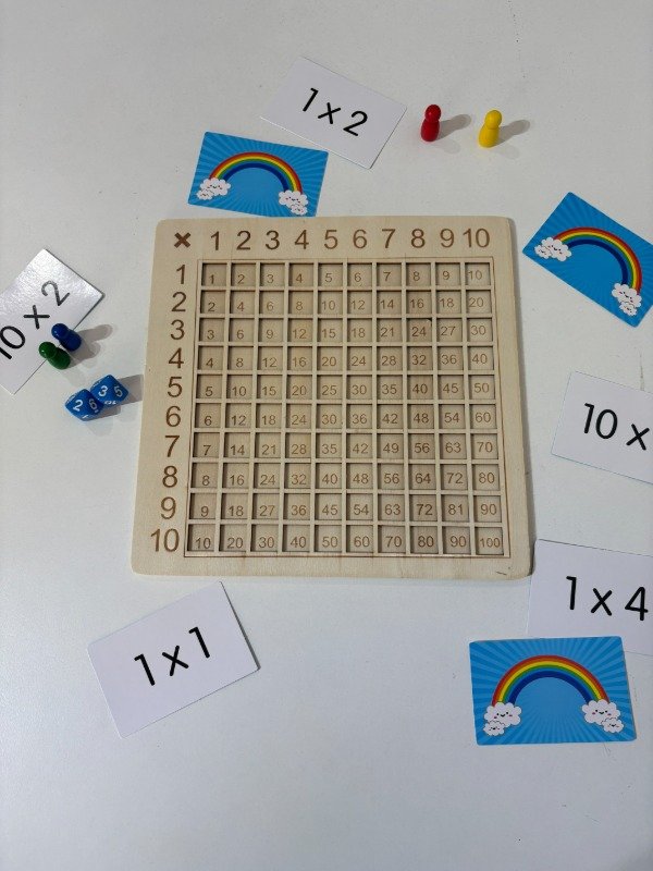 Producto - TABLERO DE MULTIPLICACIÓN MONTESSORI.