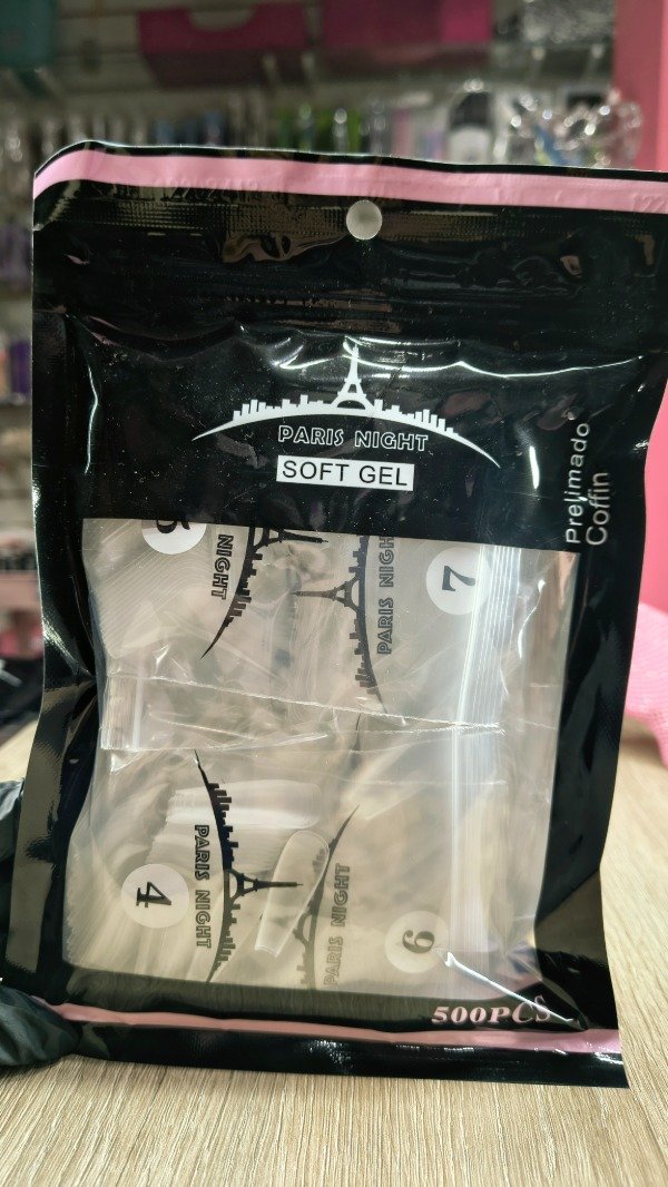 Producto - TIPS SOFT GEL EN BOLSA COFFIN PARIS