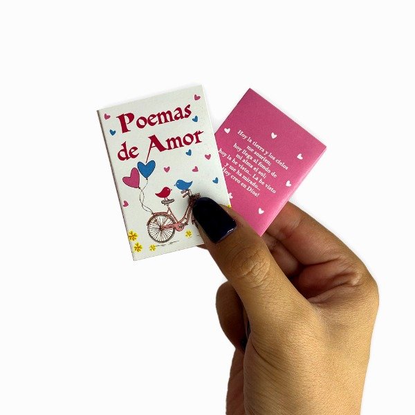 Producto - Poemas de Amor, Minilibro Librito
