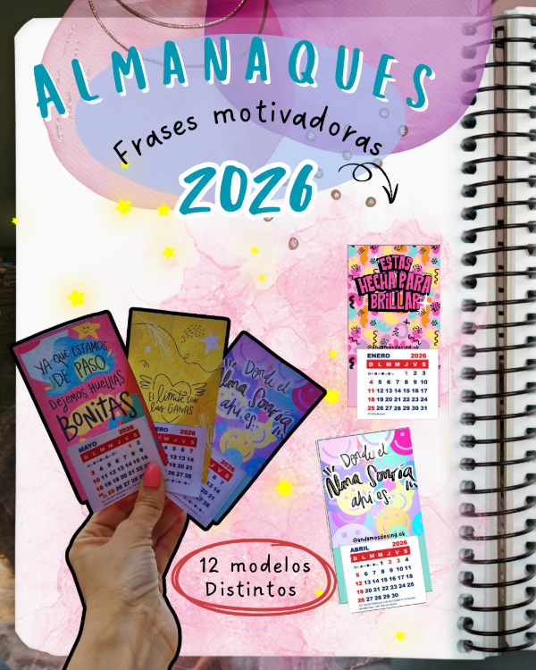 Producto - ALMANAQUES MOTIVADORES 2026