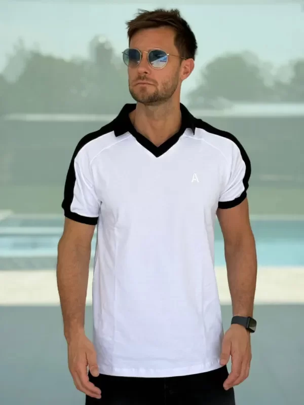 Producto - CHOMBA VEE white