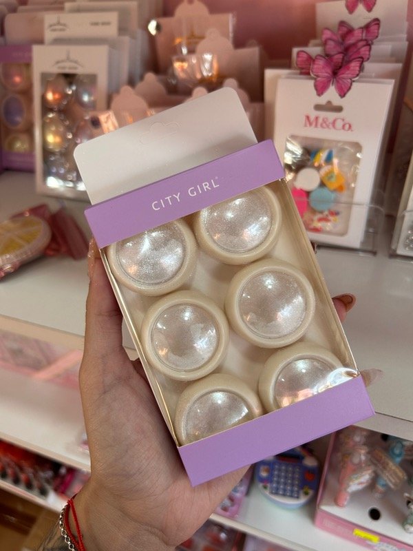 Producto - City polvo uñas perlado - pack x6