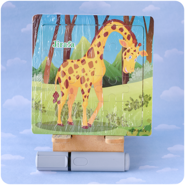 Producto - Rompecabeza de Madera 20 Piezas - Jirafa