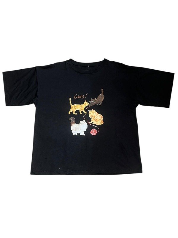Producto - REMERA BOXY LISA CATS