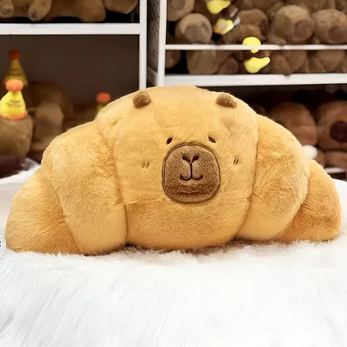 Producto - Almohada capybara medialuna 45cm