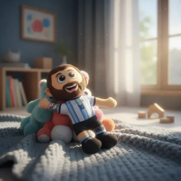 Producto - Peluche Muñeco Leo Messi Argentina