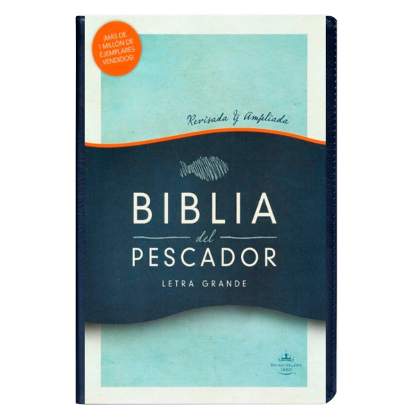 Producto - Biblia Del Pescador Reina Valera 1960 Azul Símil Piel