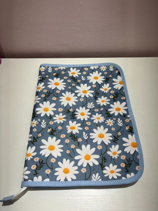 Producto - Organizador A4 Margaritas - azul -