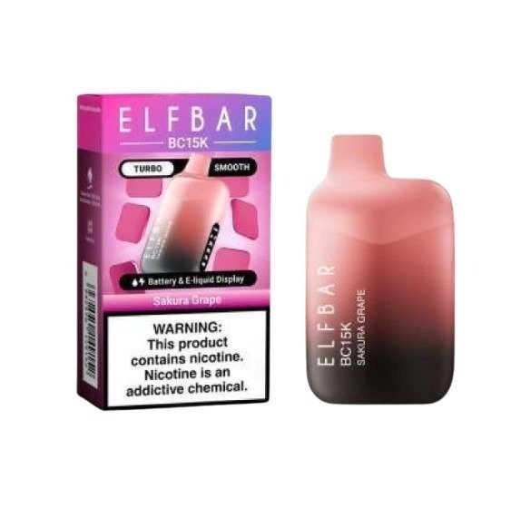 Producto - Elfbar BC15k - Sakura Grape (15.000 PUFFS)