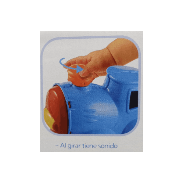 Producto - Tren didactico - arrastre - sonido - encastre - Duravit - 2
