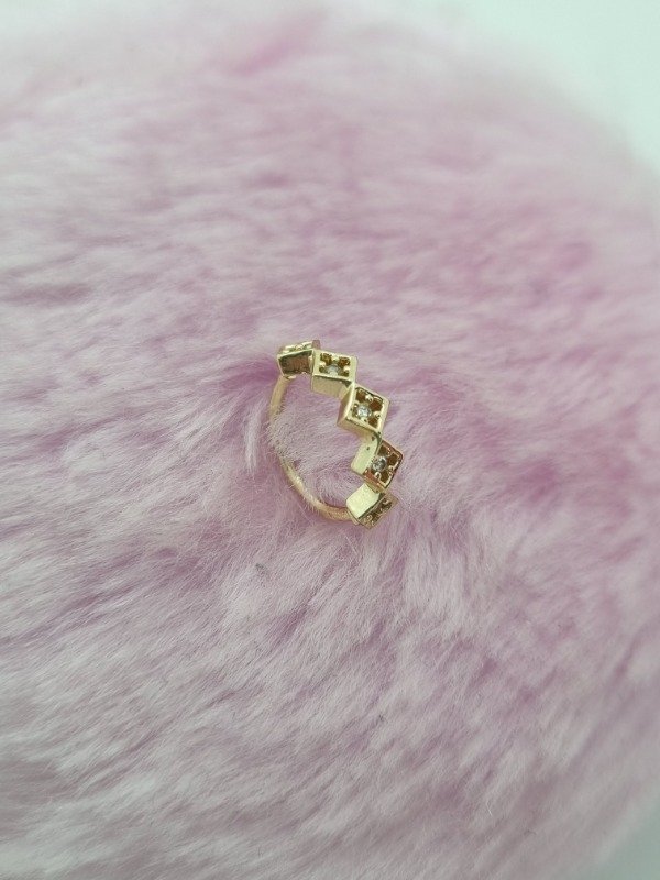 Producto - Aros cuff acero dorado 3 m3