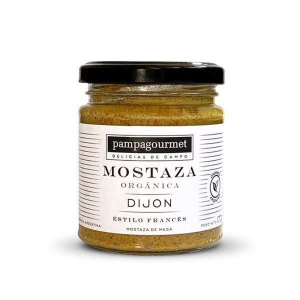 Producto - Salsa De Mostaza DIJON Sin Gluten Orgánica Pampa Gourmet 170Gr