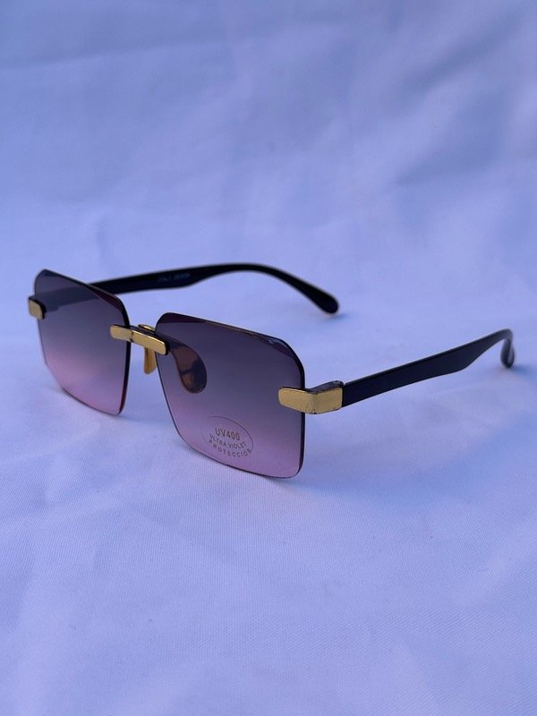 Producto - LENTES SIN MARCO NEGRO CON ROSA