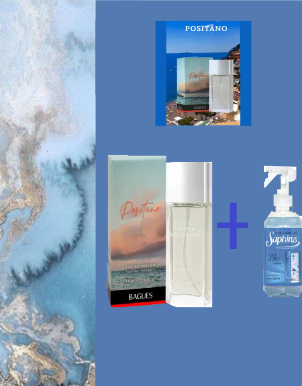 Producto - Perfume Set Combo Positano + Perfume Textik Blue Fem (Light Blue by Bagues)