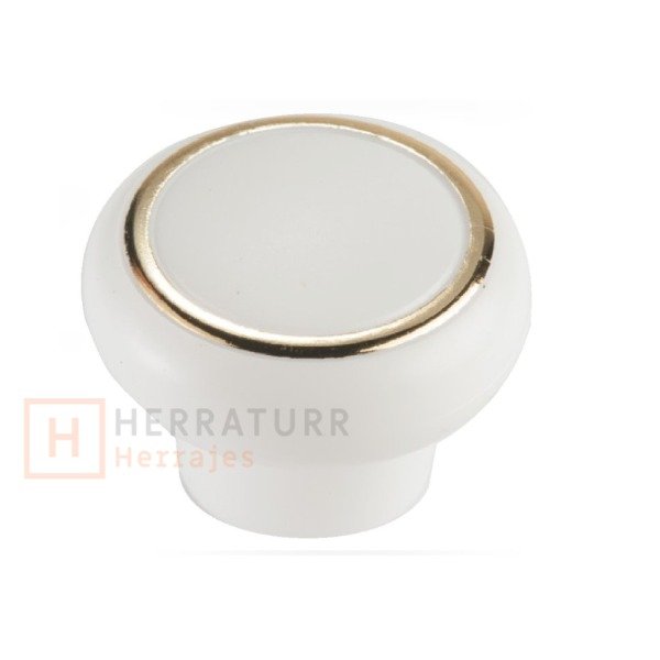 Producto - Tirador Itapua con aro dorado - 01711