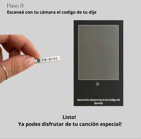 Producto - Dije Spotify Plata 925 - 3