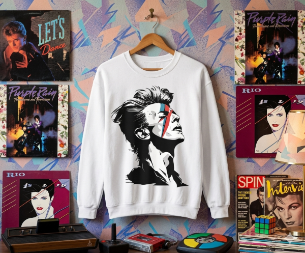 Producto - Buzo Frisa David Bowie Blanco