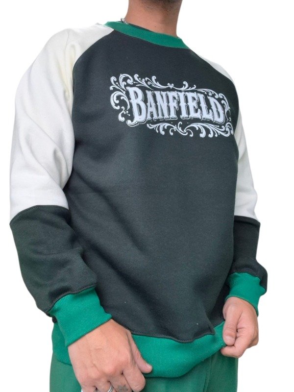 Producto - Buzo Banfield Verde y Blanco